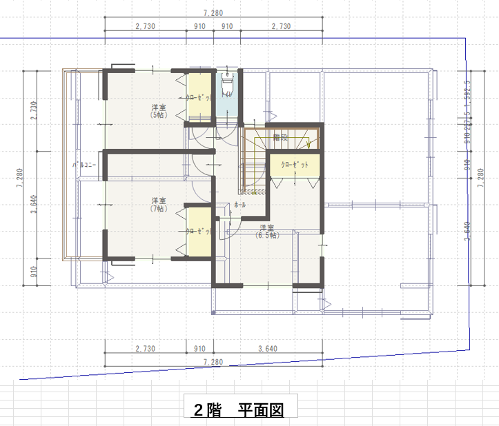 2階平面図